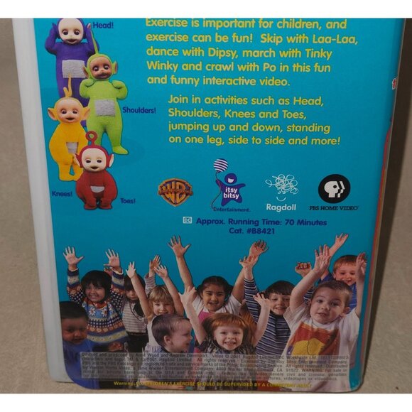 Teletubbies Go! Exercise with the Teletubbies VHS Vintage - Picture 3 of 4